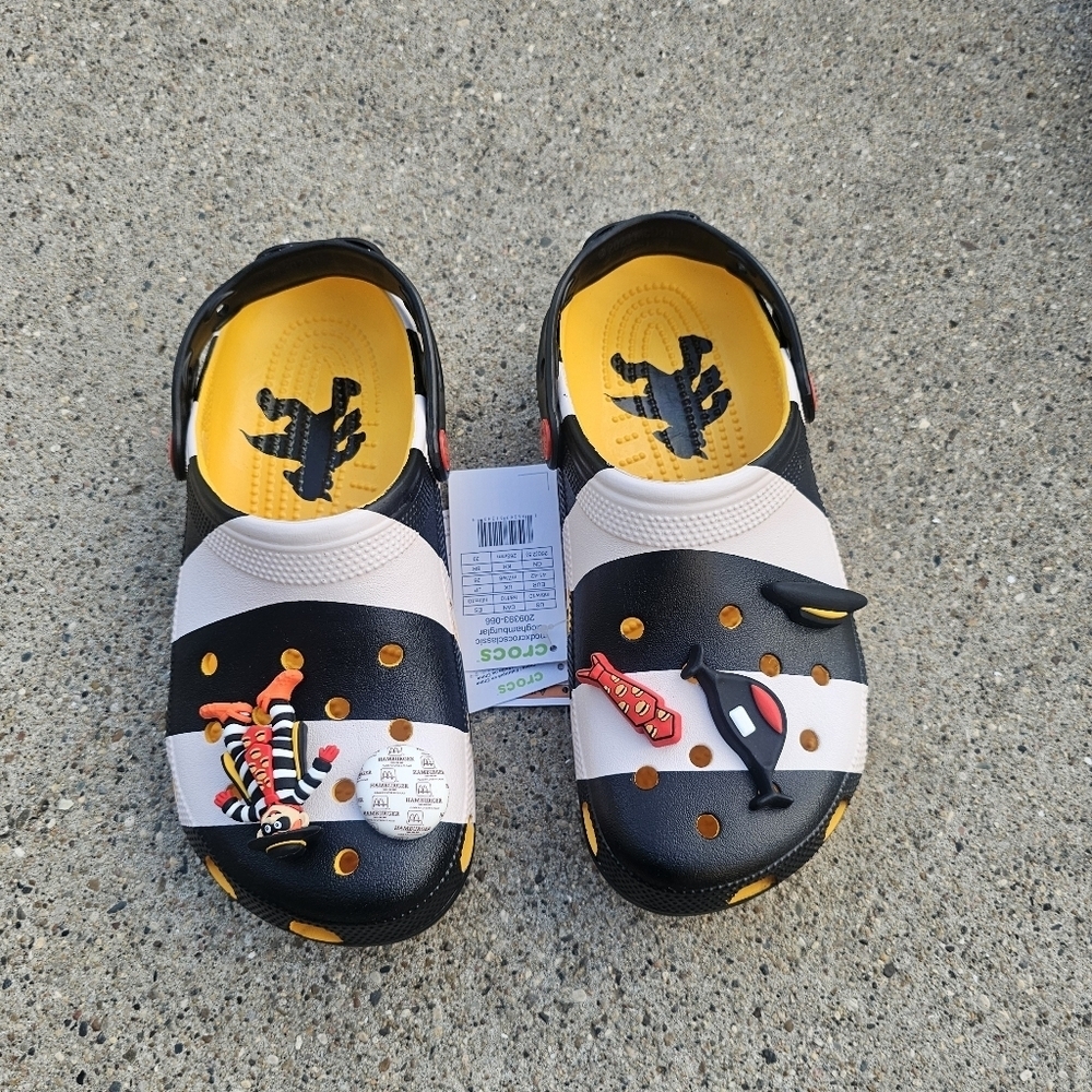 New Crocs McDonald's Sandals Women's Size 8 & 9 - Picture 2 of 14